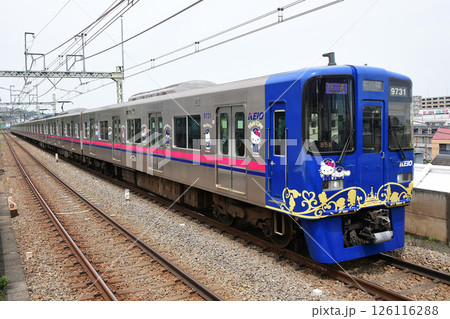 京王9000系　9731F　更新車　サンリオラッピングトレイン3代目 126116288
