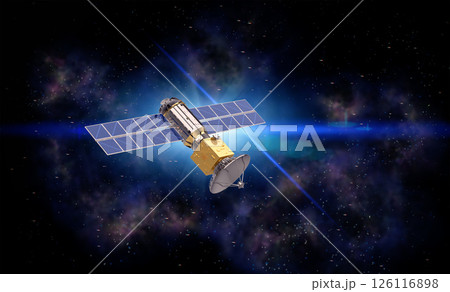 Satellite dish for digital telecommunication Satellite dish for digital telecommunication 126116898