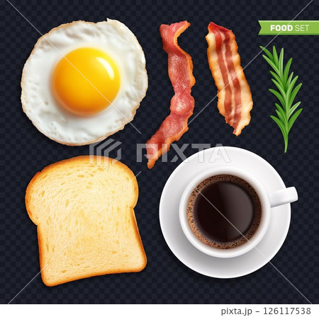 Breakfast Elements Set 126117538
