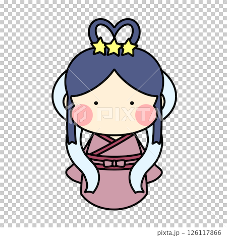 七夕織姬的插圖 126117866