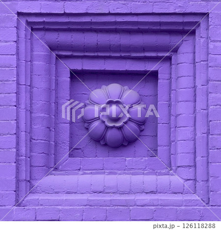 Endless castle wall pattern. Seamless castle wall wallpaper, stone color ornament. Endless castle wall pattern. Seamless castle wall wallpaper, stone color ornament. 126118288