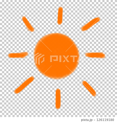 Hand-drawn illustration of the sun (JPEG/PNG) 126119180
