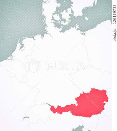 Map of Germany - Austria 126119738