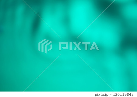 グリーンカラー系水の揺らぐ影のイメージ (写真素材) グリーンカラー系水の揺らぐ影のイメージ (写真素材) 126119845
