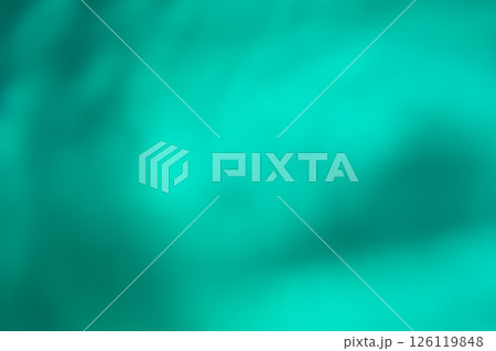グリーンカラー系水の揺らぐ影のイメージ　(写真素材) 126119848