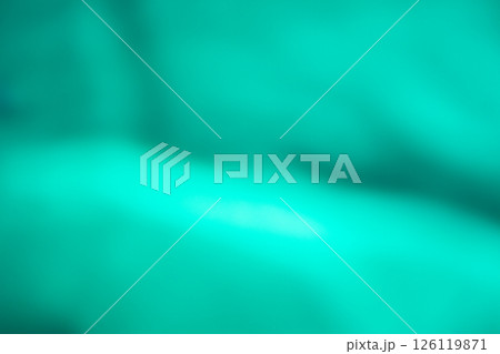 グリーンカラー系水の揺らぐ影のイメージ　(写真素材) 126119871