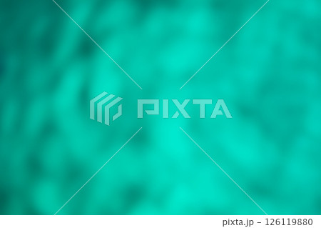 グリーンカラー系水の揺らぐ影のイメージ　(写真素材) 126119880