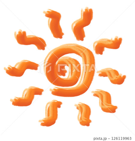 太陽のイラスト(JPEG/PNG) 太陽のイラスト(JPEG/PNG) 126119963