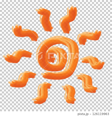 太陽のイラスト(JPEG/PNG) 太陽のイラスト(JPEG/PNG) 126119963