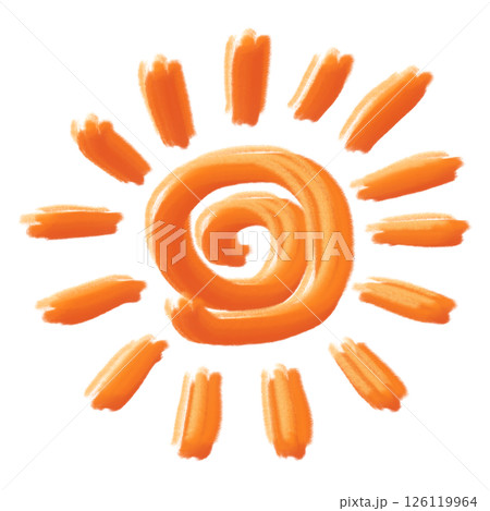 太陽のイラスト(JPEG/PNG) 太陽のイラスト(JPEG/PNG) 126119964