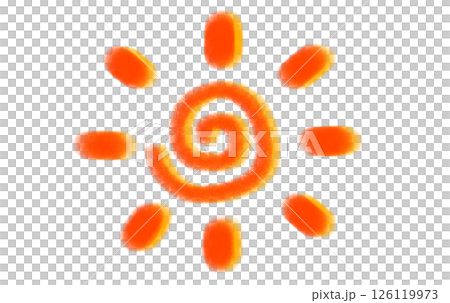 太陽のイラスト(JPEG/PNG) 太陽のイラスト(JPEG/PNG) 126119973
