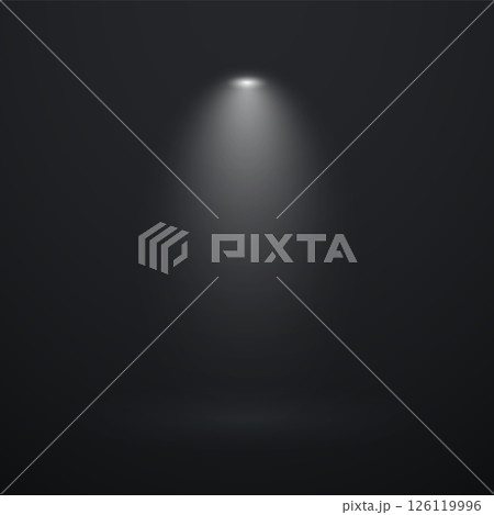 Spotlight rays. Vector glowing light effect. Party projectors set Spotlight rays. Vector glowing light effect. Party projectors set 126119996