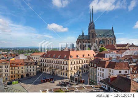 View of Old Town in Brno, Czechia View of Old Town in Brno, Czechia 126120171