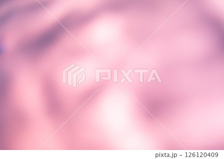 ピンクカラー系水の揺らぐ影のイメージ　(写真素材) 126120409