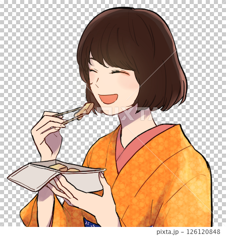 着物を着た女の子 着物を着た女の子 126120848