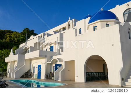 ヴィラ・サントリーニ（高知県土佐市）とそこからの眺め＊エーゲ海をイメージしたリゾートホテル 126120910