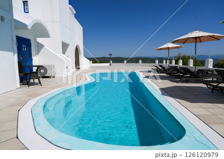 ヴィラ・サントリーニ（高知県土佐市）とそこからの眺め＊エーゲ海をイメージしたリゾートホテル 126120979