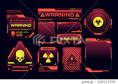 Red Code Biohazard Warning Sign Red Code Biohazard Warning Sign 126121558
