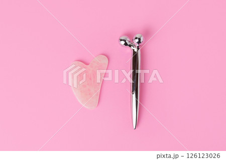 Face tools roller and quartz gua sha 126123026