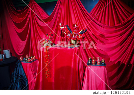 A red candy bar for a holiday. A red candy bar for a holiday. 126123192