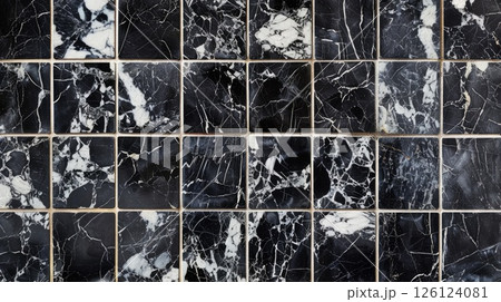 Marbled Tile Texture. Generative AI 126124081