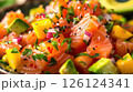 Vibrant Seafood Dish. Generative AI 126124341