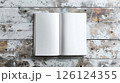 White A4 Brochure. Generative AI 126124355
