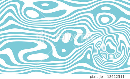 Modern abstract background with horizontal fluid waves. Harmonious flowing lines create a sense of calm and movement 126125114
