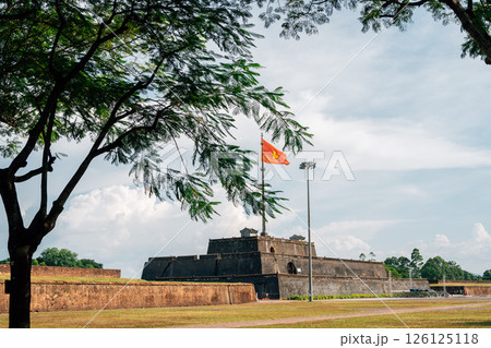 Hue Imperial City Royal Palace in Hue, Vietnam 126125118