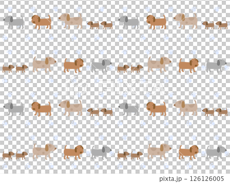 狗狗無縫圖案 B-1 狗狗無縫圖案 B-1 126126005