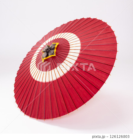 和傘 蛇の目 赤 126126803