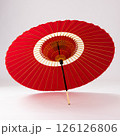 和傘 蛇の目 赤 126126806