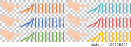 骨牌倒塌圖形素材插圖集 骨牌倒塌圖形素材插圖集 126126895