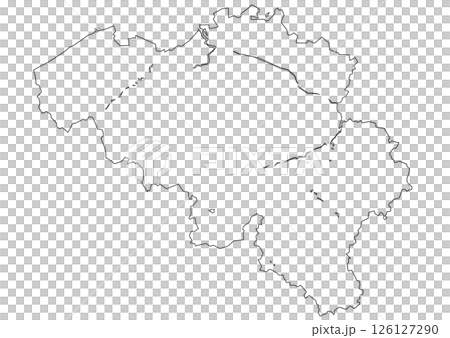 Blank map of Belgium 126127290