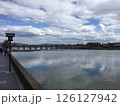 渡月橋と青空 126127942