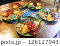 5つのおいしそうなオムライス 126127943