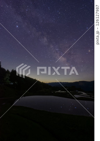 別宮の棚田に昇る天の川2 別宮の棚田に昇る天の川2 126127987