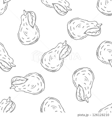 Monochrome cute pattern. Pattern for textiles in hand draw style 126128210