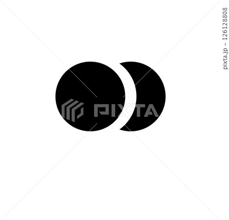 Moon Phase, Astronomy Lunar Eclipse Solid Flat Vector Icon Isolated on White Background Moon Phase, Astronomy Lunar Eclipse Solid Flat Vector Icon Isolated on White Background 126128808