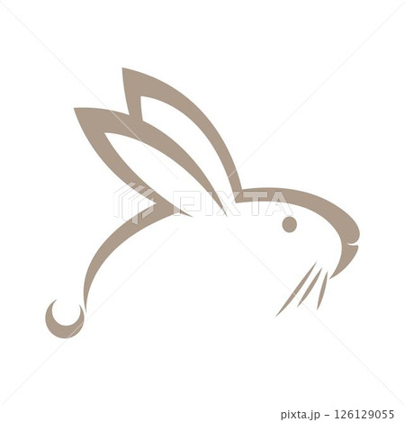 Bunny logo icon design Bunny logo icon design 126129055