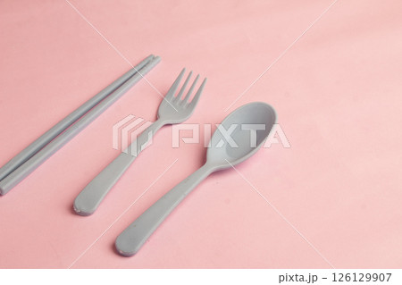Negative Space Background Cutlery such as Spoons in the background Negative Space Background Cutlery such as Spoons in the background 126129907