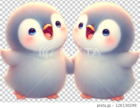 可愛的小企鵝插圖 可愛的小企鵝插圖 126130299