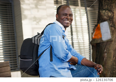 portrait of young adult, smiling. portrait of young adult, smiling. 126130706