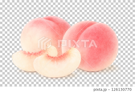 桃のイラスト 水彩 白桃 もも 桃のイラスト 水彩 白桃 もも 126130770