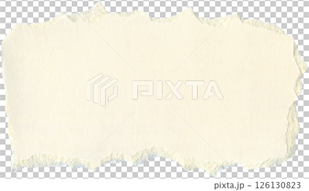 Ripped carton scrap. Cream, beige, pale, ivory paper texture piece. Perfect for adding texture and vintage appeal to projects 126130823