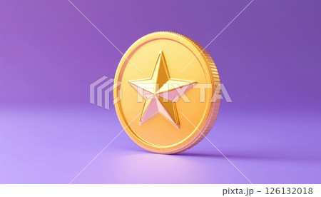 Golden Coin With Star Champion 126132018