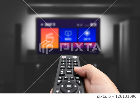 VOD multimedia TV streaming concept VOD multimedia TV streaming concept 126133090