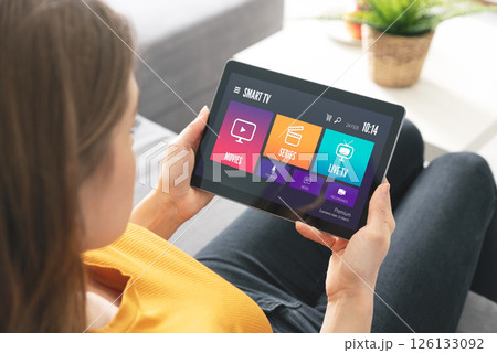 Video on demand, movie streaming, multimedia 126133092