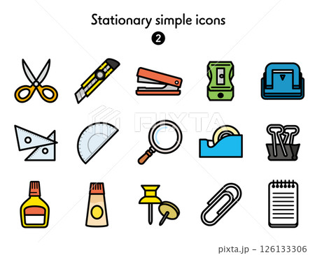 アイコン集 文房具2 126133306