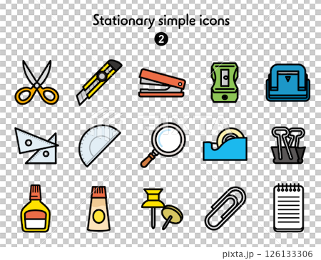アイコン集 文房具2 126133306